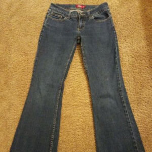 DICKIES Women's Flare Low Rise Stretch Jeans Sz 5